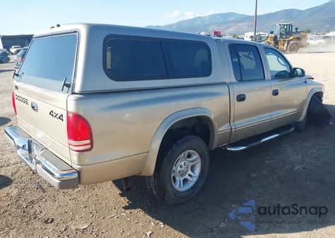 2002 Dodge Dakota Slt из США, поврежденный, VIN 1B7HG48N72S588024